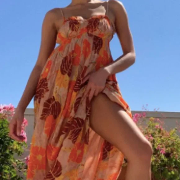 Urban Outfitters Dresses Uo Athena Gauze Maxi Dress Poshmark